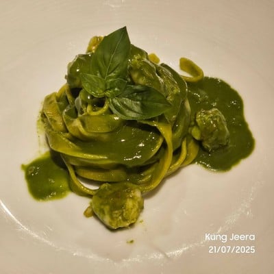 Pesto E Gamberi