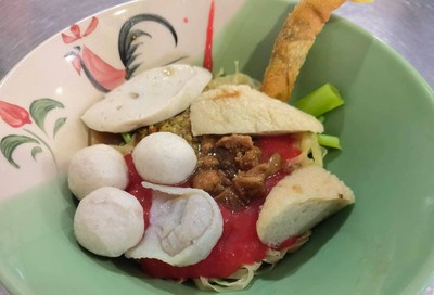 เย็นตาโฟบะหมี่แบนแห้ง