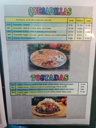 ป้ายราคาหรือสมุดเมนู