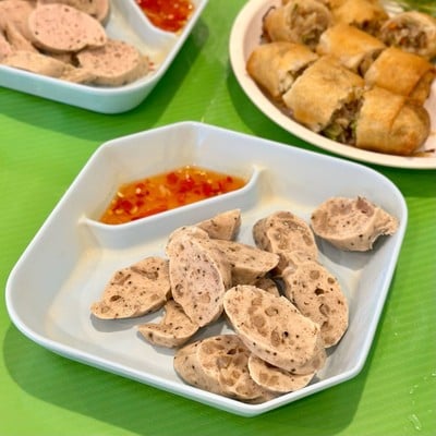 หมูยอ เอ็นหมู ลวก