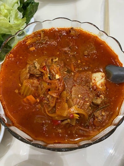 ซุปกิมจิหมู