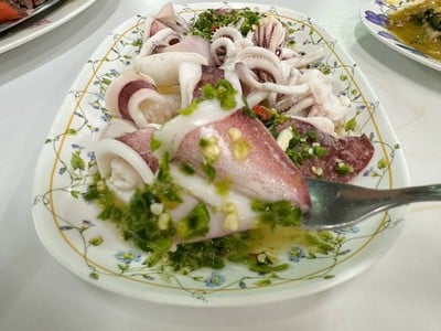 หมึกนึ่งมะนาว