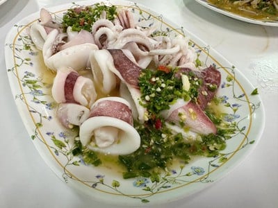 หมึกนึ่งมะนาว