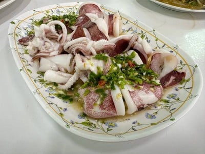 หมึกนึ่งมะนาว