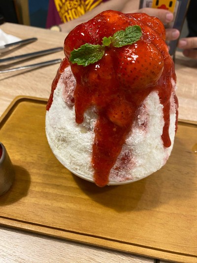 คากิโกริ รสสตอเบอรี่ชีสเค้ก
