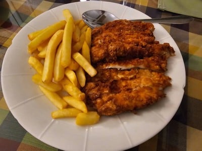 ไก่ทอด+มันฝรั่ง