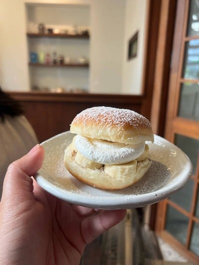 Banana nutella cream