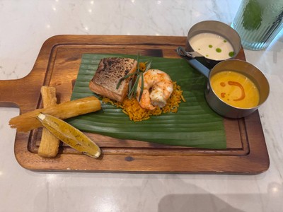Salmon and Shrimp