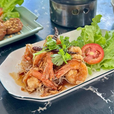 กุ้งซอสมะขาม