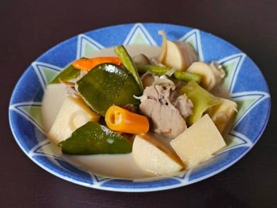 ปลาร้าต้มกะทิเนื้อเปื้อย