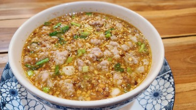 หมูสับต้มยำ