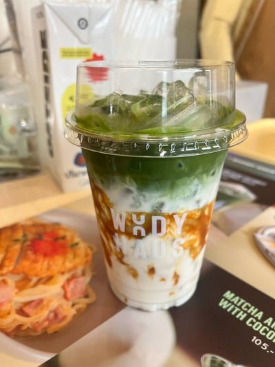 Matcha Caramel Latte