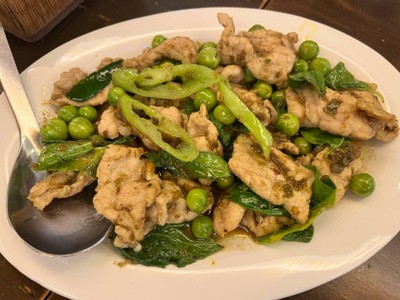 ผัดเขียวหวานหมูท่านเจ้าพระยา
