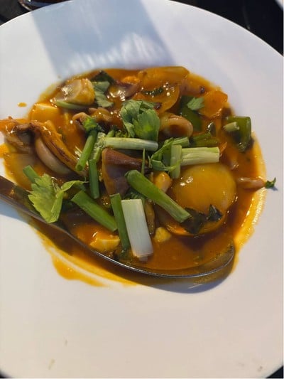 หมึกผัดไข่เค็ม