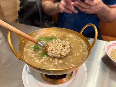 ต้มบ๊วยกุ้งสับหมูสับ