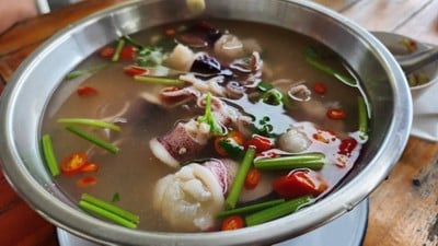 เมนูของร้าน ร้านอาหารบ้านท่าไทร บ้านท่าไทร