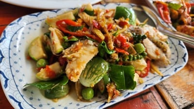 เมนูของร้าน ร้านอาหารบ้านท่าไทร บ้านท่าไทร