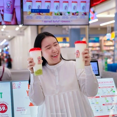 NEW!! Yomakhi โยเกิร์ตสดปั่นผสมคอลลาเจน สาขาโรบินสันลาดกระบัง