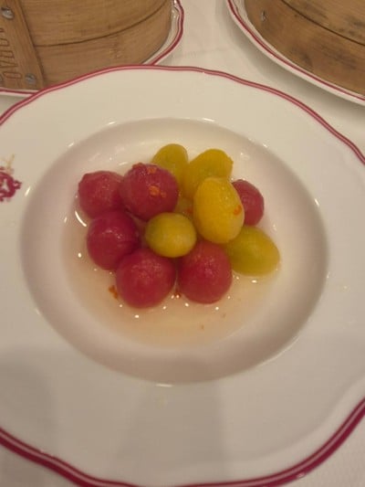 มะเขือเทศในน้ำส้มสายชูจีน