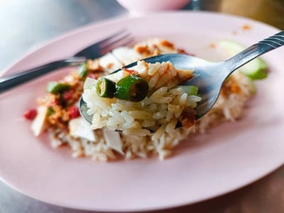 ข้าวมันไก่เนื้ออก ไม่หนัง