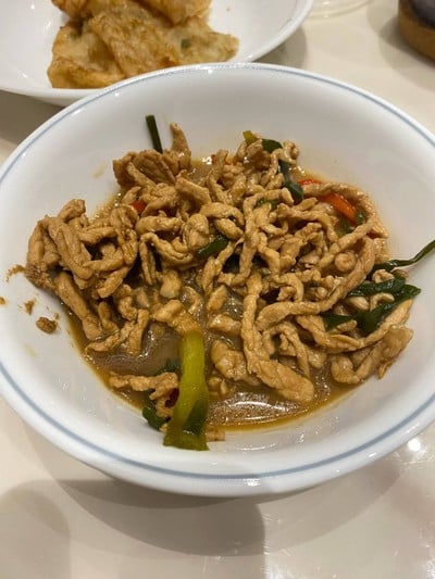 หมูเส้น + โรตี