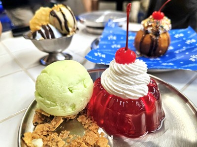 ไอศครีมมะนาวเยลลี่แดง