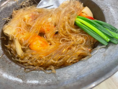 กุ้งอบวุ้นเส้น