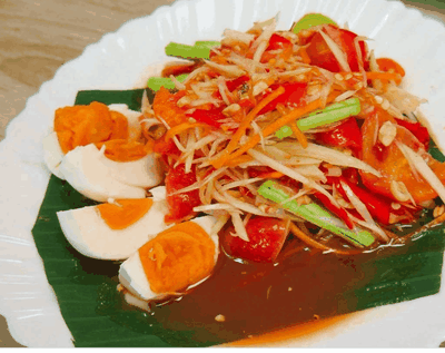 ตำไทยไข่เค็ม