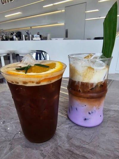 กาแฟข้าวหลาม กาแฟส้ม