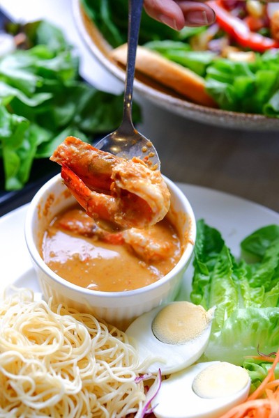 แองเจิ้ลแฮร์น้ำยากุ้ง Angel Hair PrawnCurry