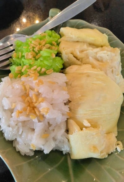 ข้าวเหนียวทุเรียน