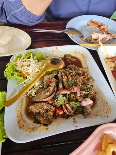 ลาบตับหวาน