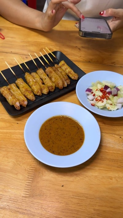 หมูสะเต๊ะ+เนื้อ