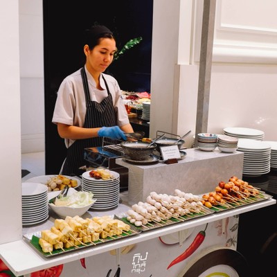 BlueSpice Cafe บุฟเฟ่ต์ข้าวต้มไนท์มาเก็ต อิ่มอร่อยได้ไม่อั้น