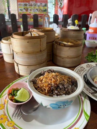 (B17)ข้าวอบหนําเลี้ยบ