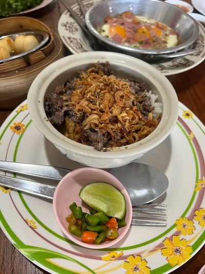 (B17)ข้าวอบหนําเลี้ยบ