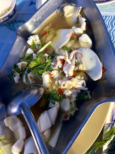 หมึกนึ่งมะนาว