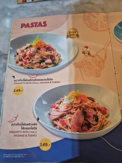 ป้ายราคาหรือสมุดเมนู