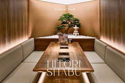 เปิดแล้ว!! HITORI SHABU สาขาใหม่ใจกลางเมืองที่ Central Park