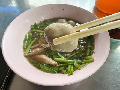 เกาเหลาลูกชิ้นเนื้อเปื่อยไม่งอก