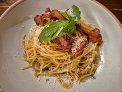 SPAGHETTI BACON