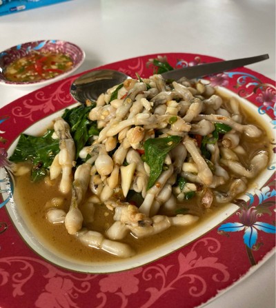 หอยหลอดผัดฉ่า