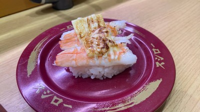 ซูชิกุ้งย่างชีส