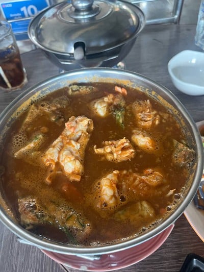 แกงส้มชะอมกุ้ง