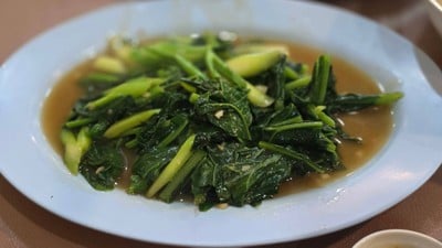 ผัดคะน้าน้ำมันหอย