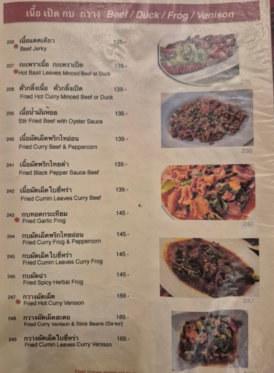 ป้ายราคาหรือสมุดเมนู