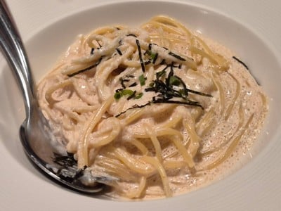 Spaghetti ไข่ปลาเทนไทโกะ