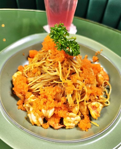 แองเจิ้ลแฮร์น้ำพริกนรก ไข่กุ้งมันกุ้งเนื้อกุ้ง