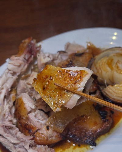 ไก่ย่างซอสเกรวี่