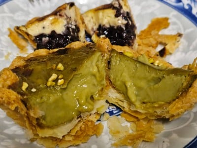 ทาร์ตไข่พิสตาชิโอ